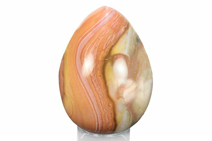 Polished Polychrome Jasper Egg - Madagascar #245712
